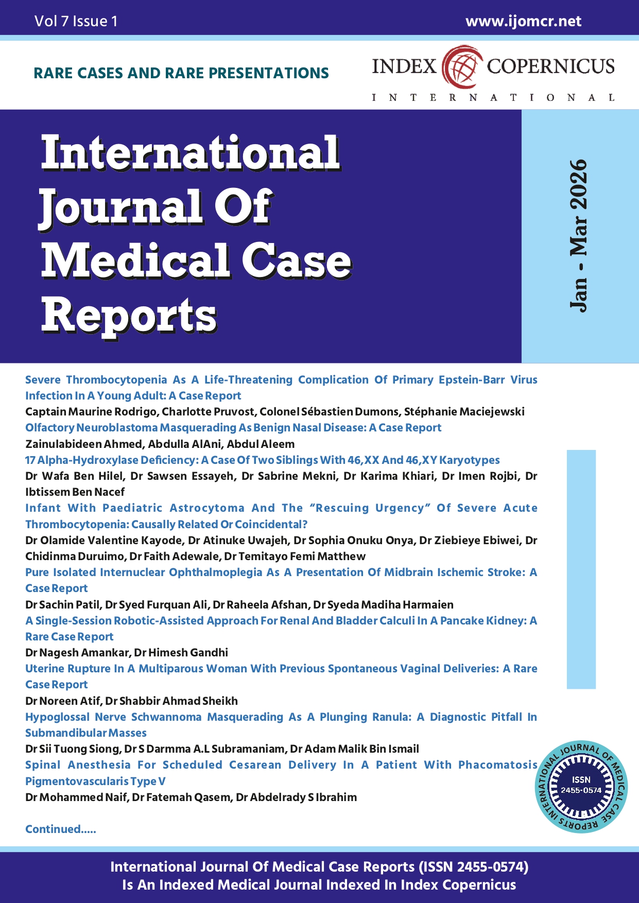 international journal of medical case reports