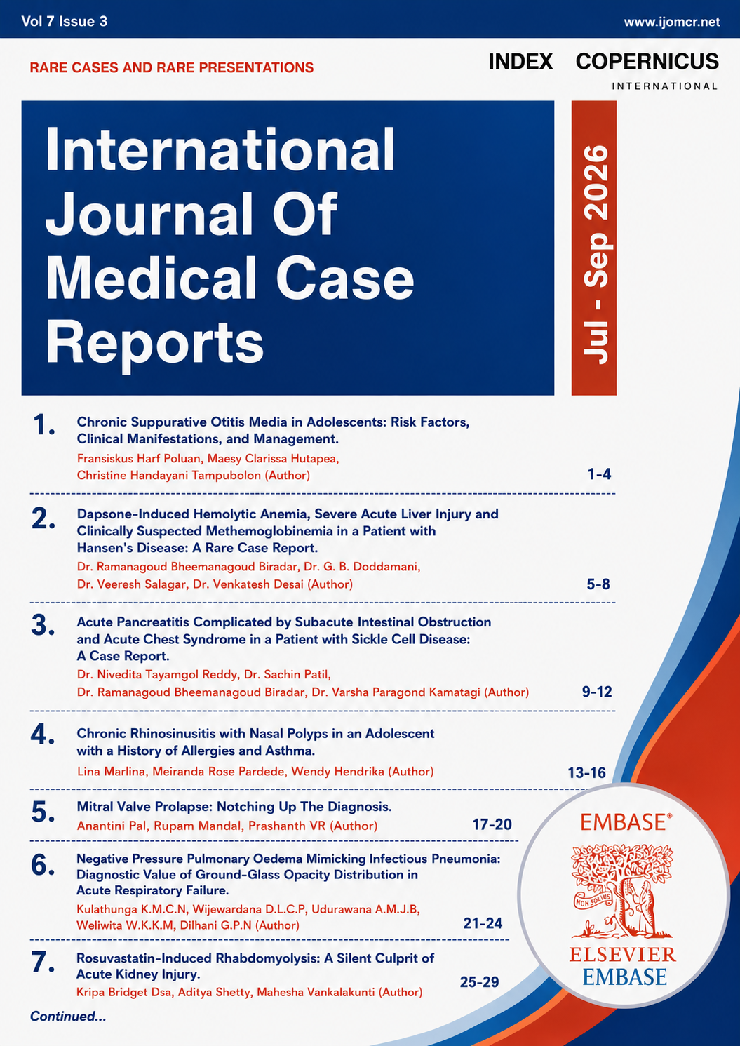 international journal of medical case reports